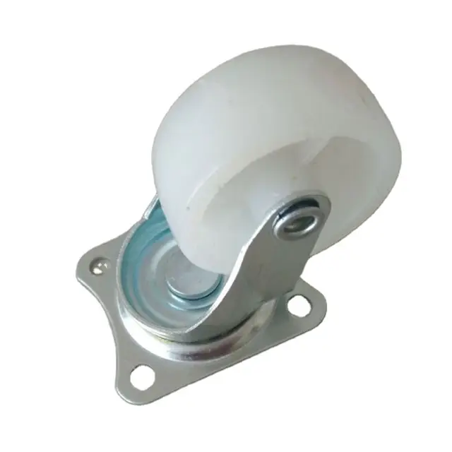 Light duty plastic swivel caster wheels white Pp casters for furniture